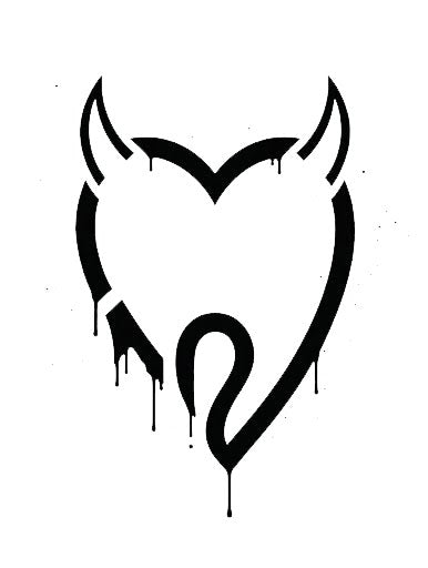 Devilish 213 Graffiti Heart