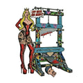 Skateboard Guillotine Vinyl Sticker