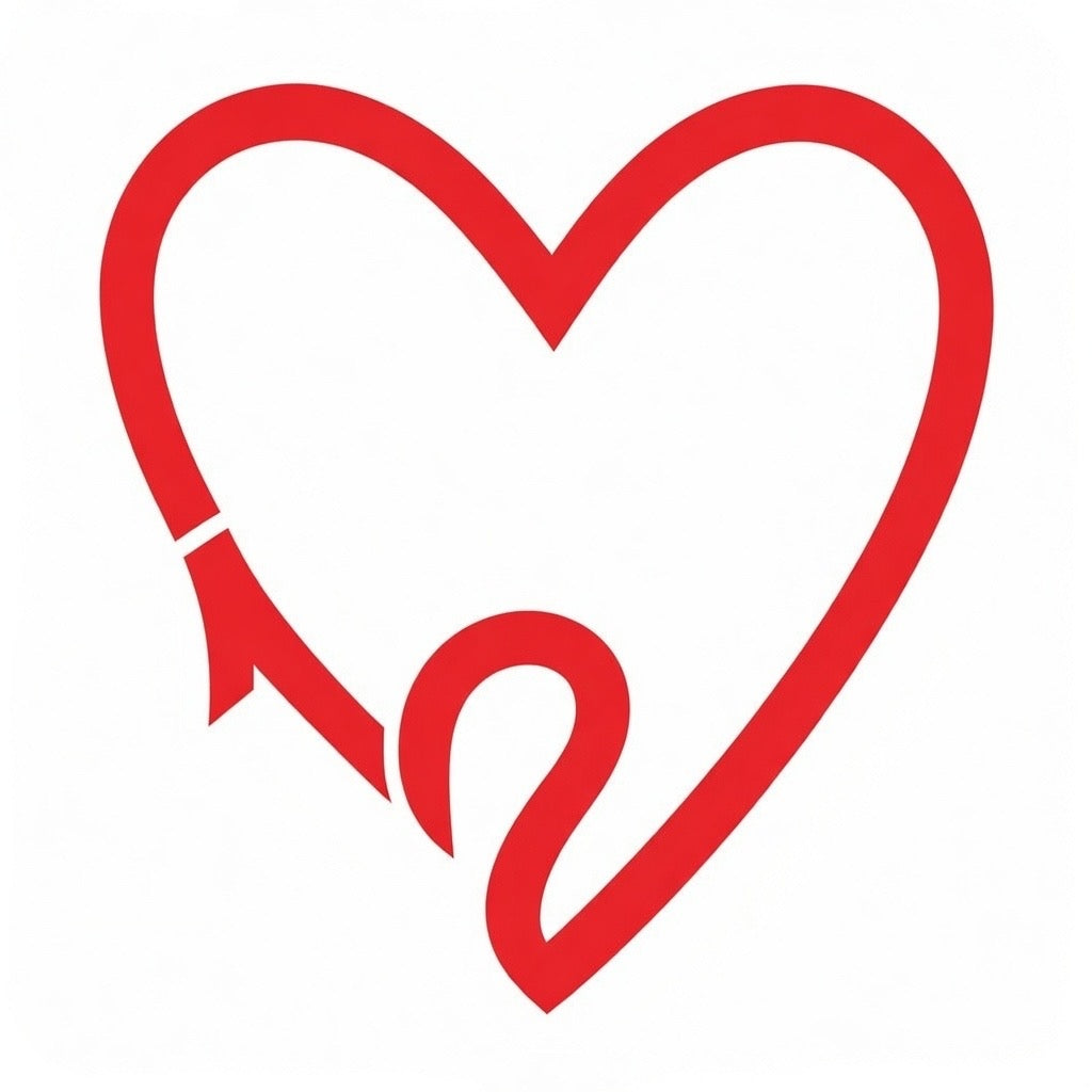 Official 213 Heart Vinyl Sticker