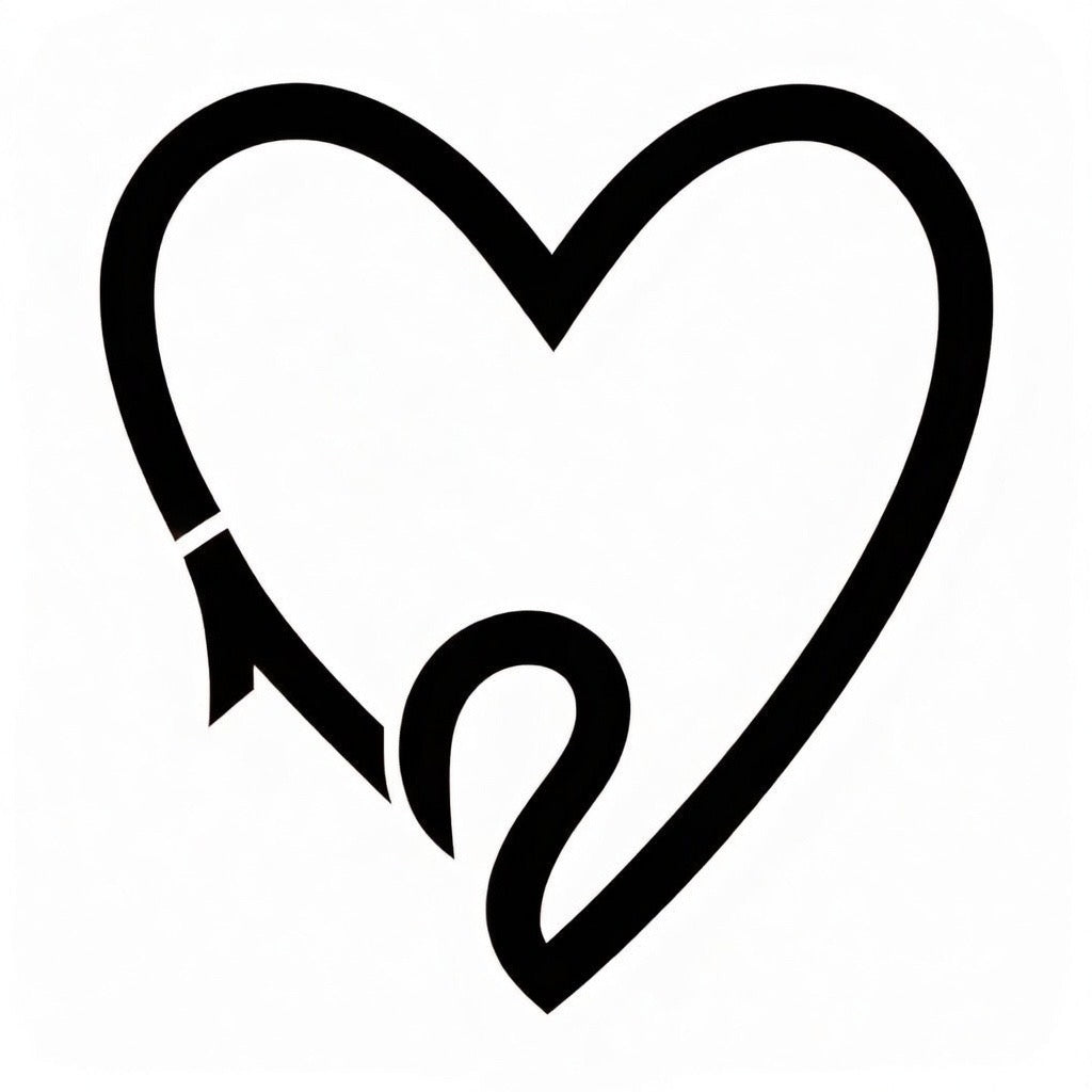 Official 213 Heart Vinyl Sticker