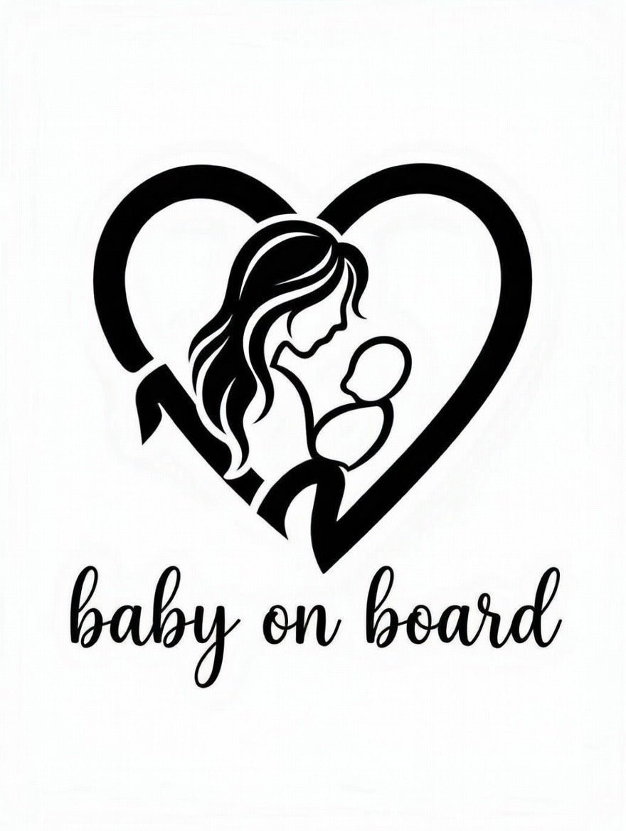 Baby on Board 213 Heart