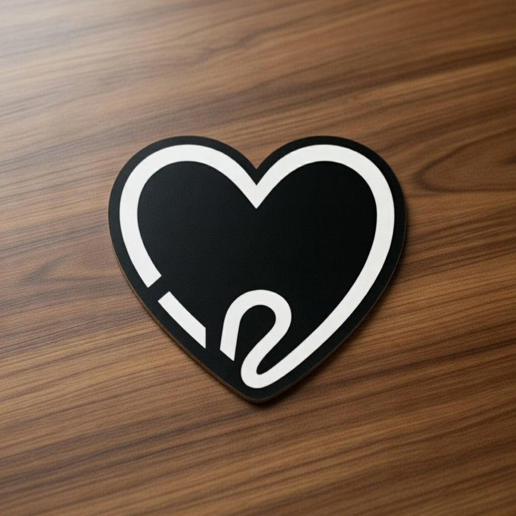 213 Heart Coasters - Pack of 60